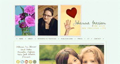Desktop Screenshot of johannagreeson.com
